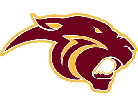 Maroon and gold colors and mascot